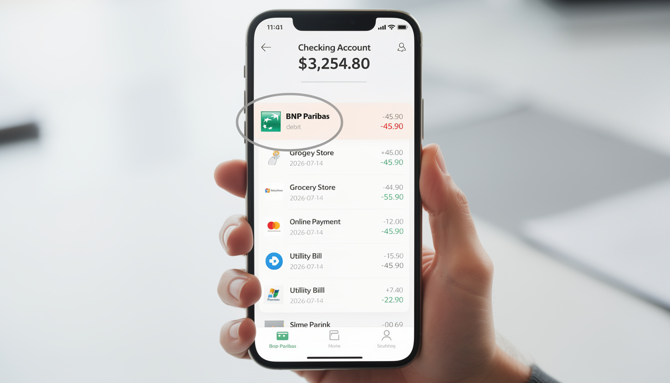 apprenez à reconnaître facilement un prélèvement bnp paribas sur votre compte bancaire grâce à notre guide pratique et détaillé.